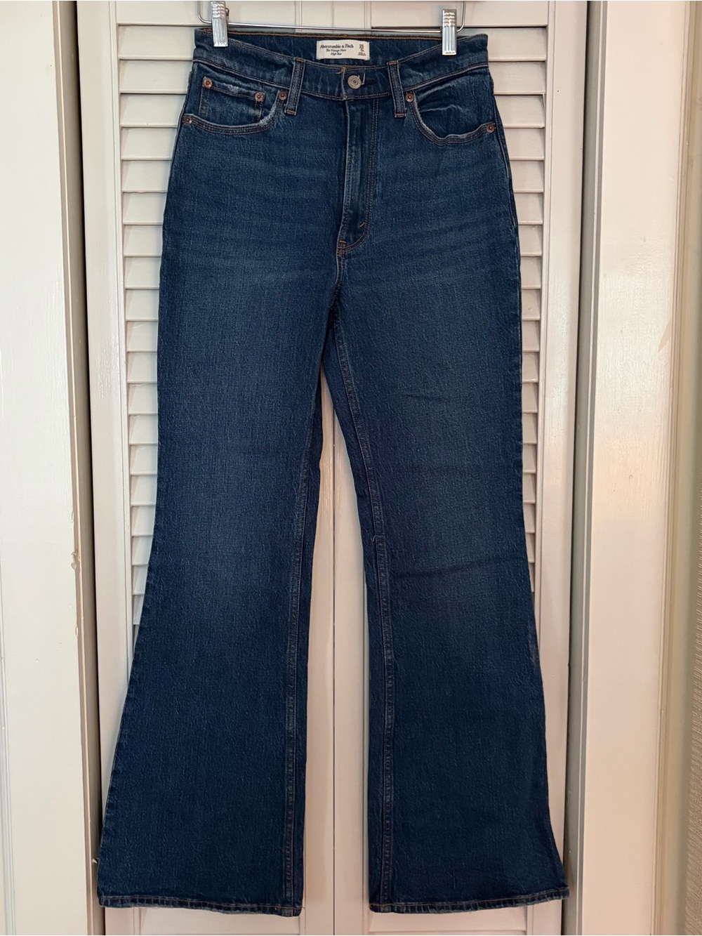 Abercrombie & Fitch Dark Blue Flare Jeans